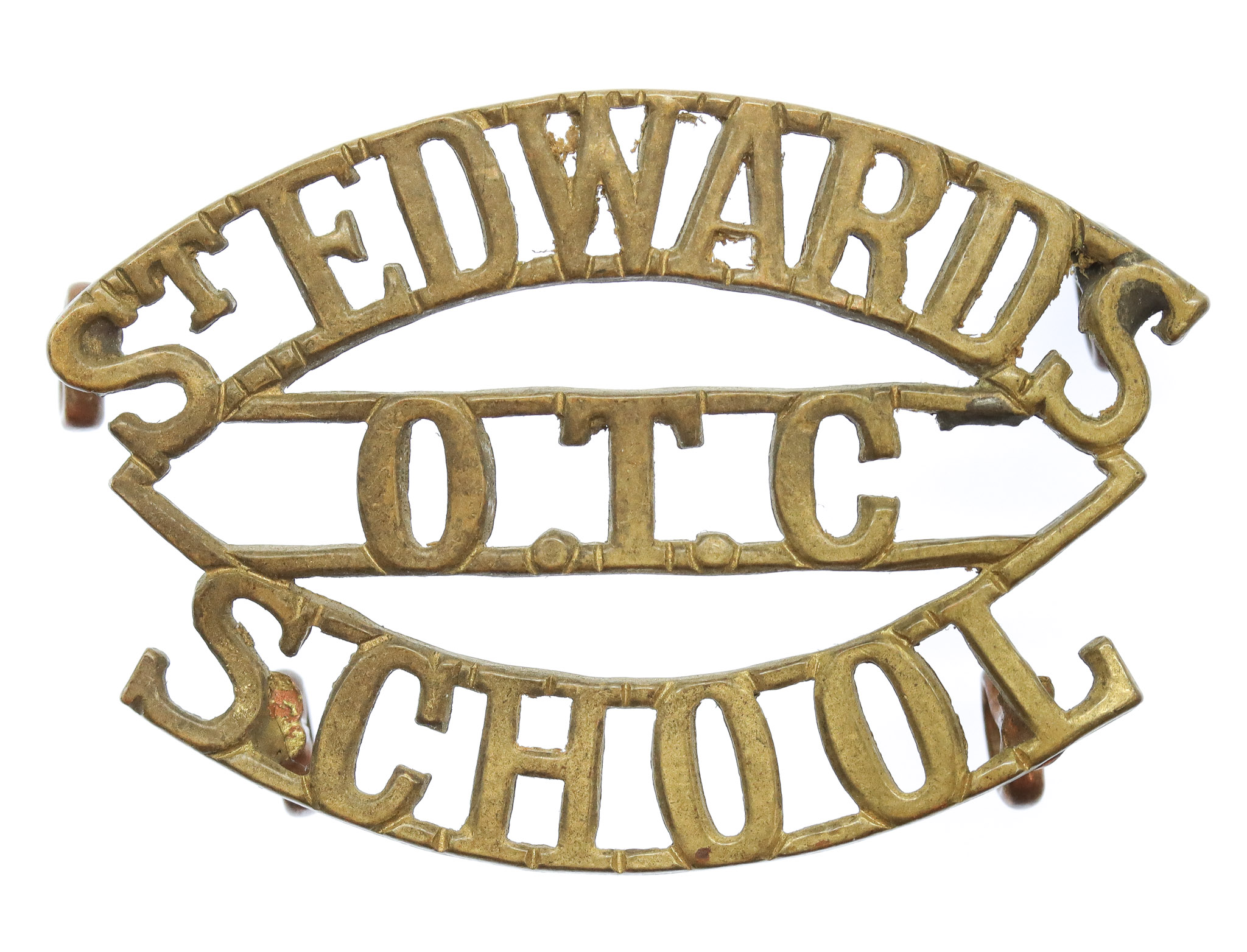 St. Edwards School O.T.C. Oxford (ST.EDWARD'S/O.T.C./SCHOOL) Shoulder Title