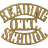 Reading School O.T.C. (READING/O.T.C./SCHOOL) Shoulder Title