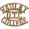 Radley College O.T.C. (RADLEY/O.T.C./COLLEGE) Shoulder Title