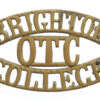 Brighton College O.T.C. (BRIGHTON/OTC/COLLEGE) Shoulder Title