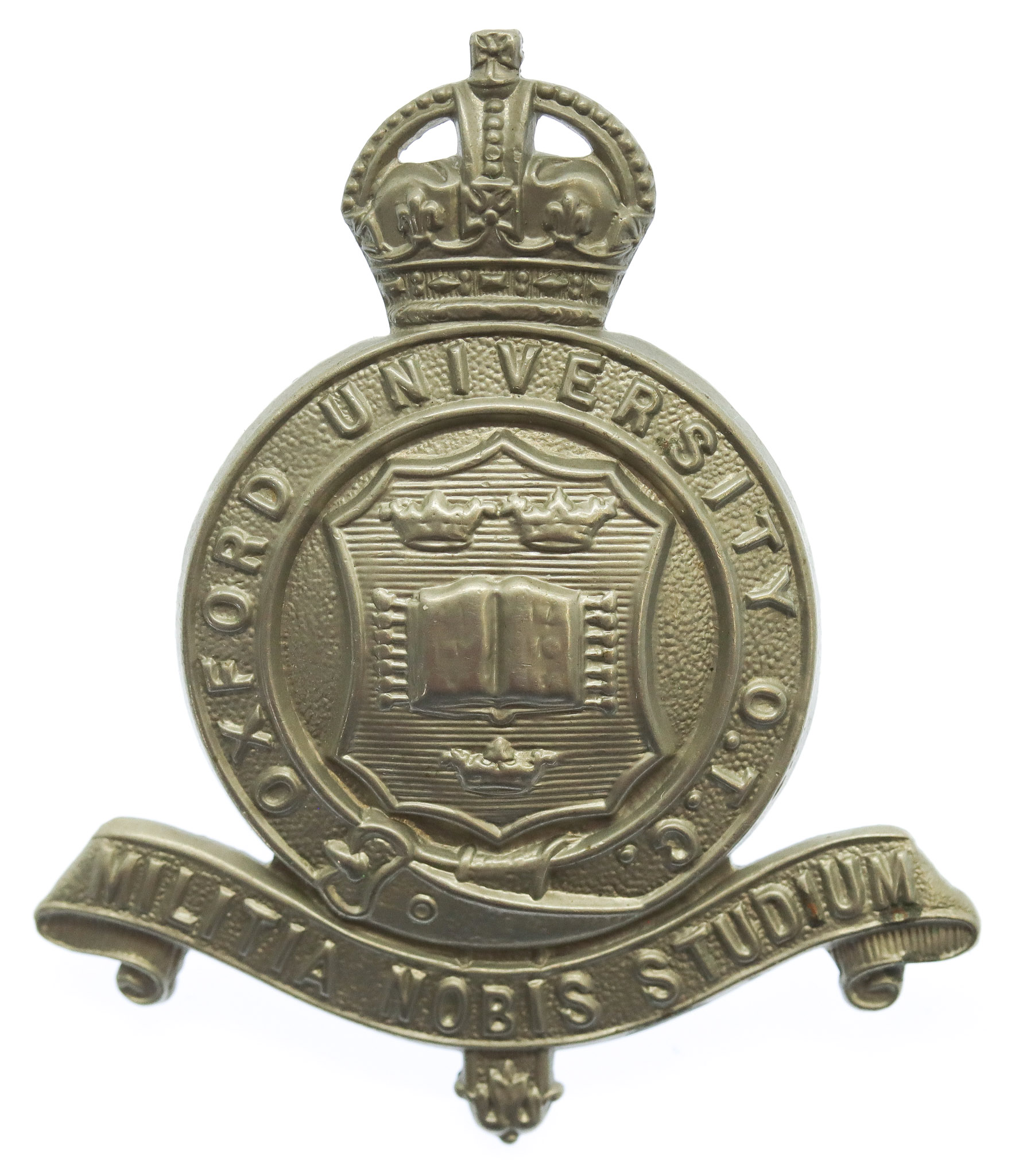 Oxford University O.T.C. Cap Badge - King's Crown