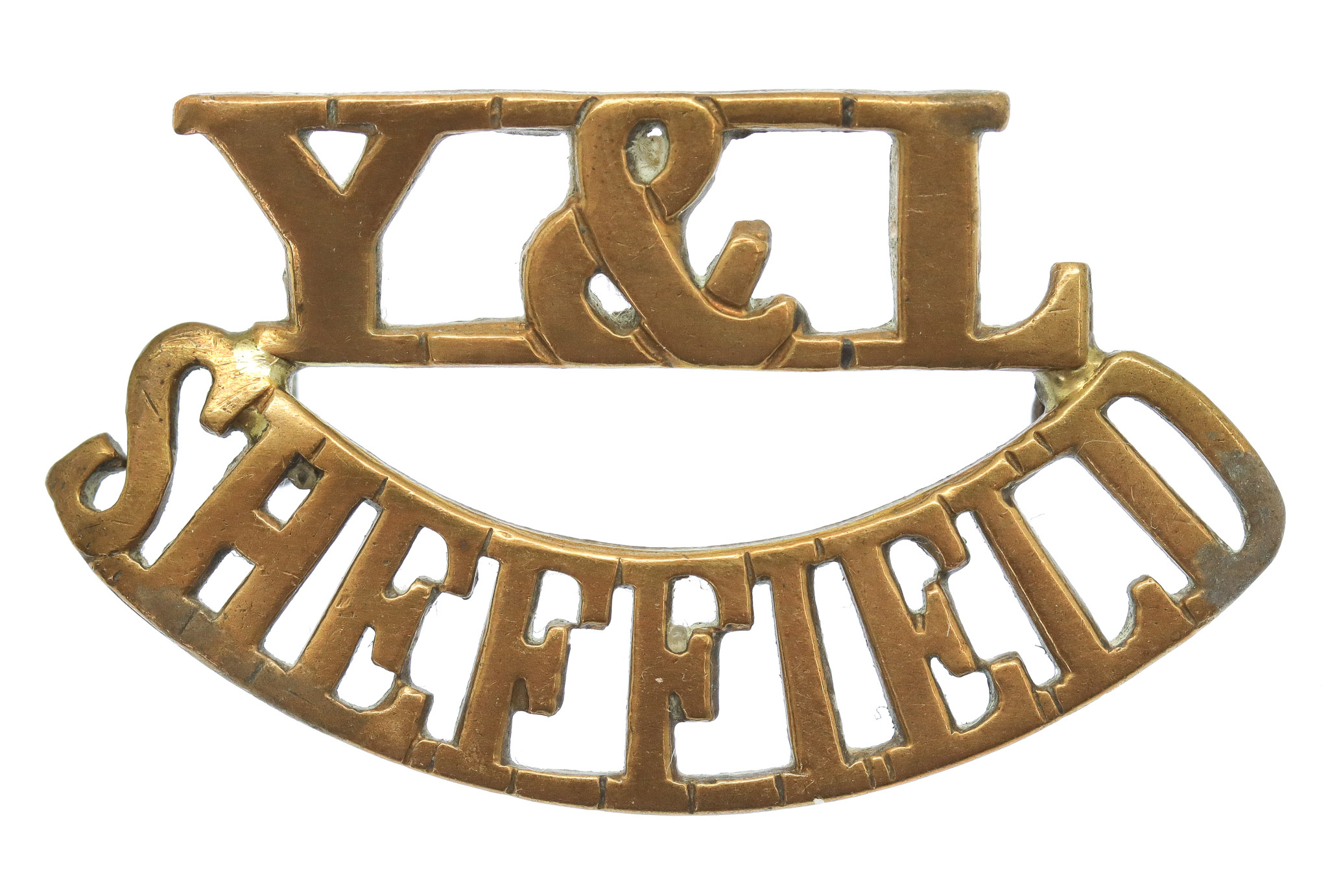 12th (Sheffield Pals) Bn. York & Lancaster Regiment (Y&L/SHEFFIELD) Shoulder Title