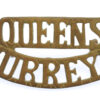 The Queen's Royal Surrey Regiment (QUEEN'S/SURREYS) Shoulder Title