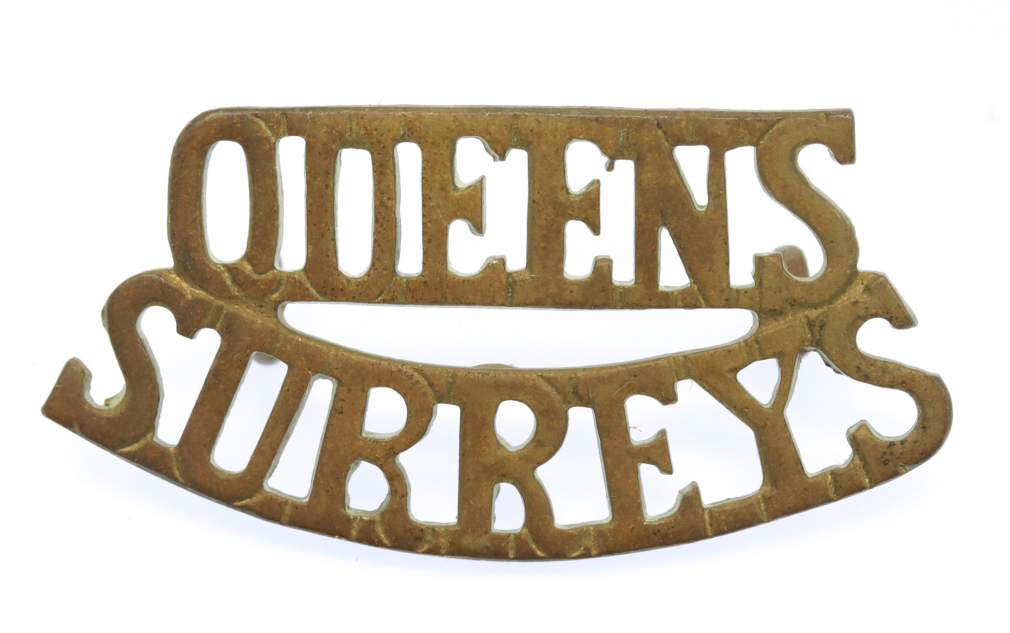 The Queen's Royal Surrey Regiment (QUEEN'S/SURREYS) Shoulder Title