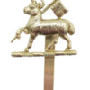 The Queen's (Royal West Surrey) Regiment Anodised (Staybrite) Beret Badge
