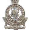 Surrey Yeomanry (Queen Mary's Regiment) Anodised (Staybrite) Cap Badge - Queen's Crown