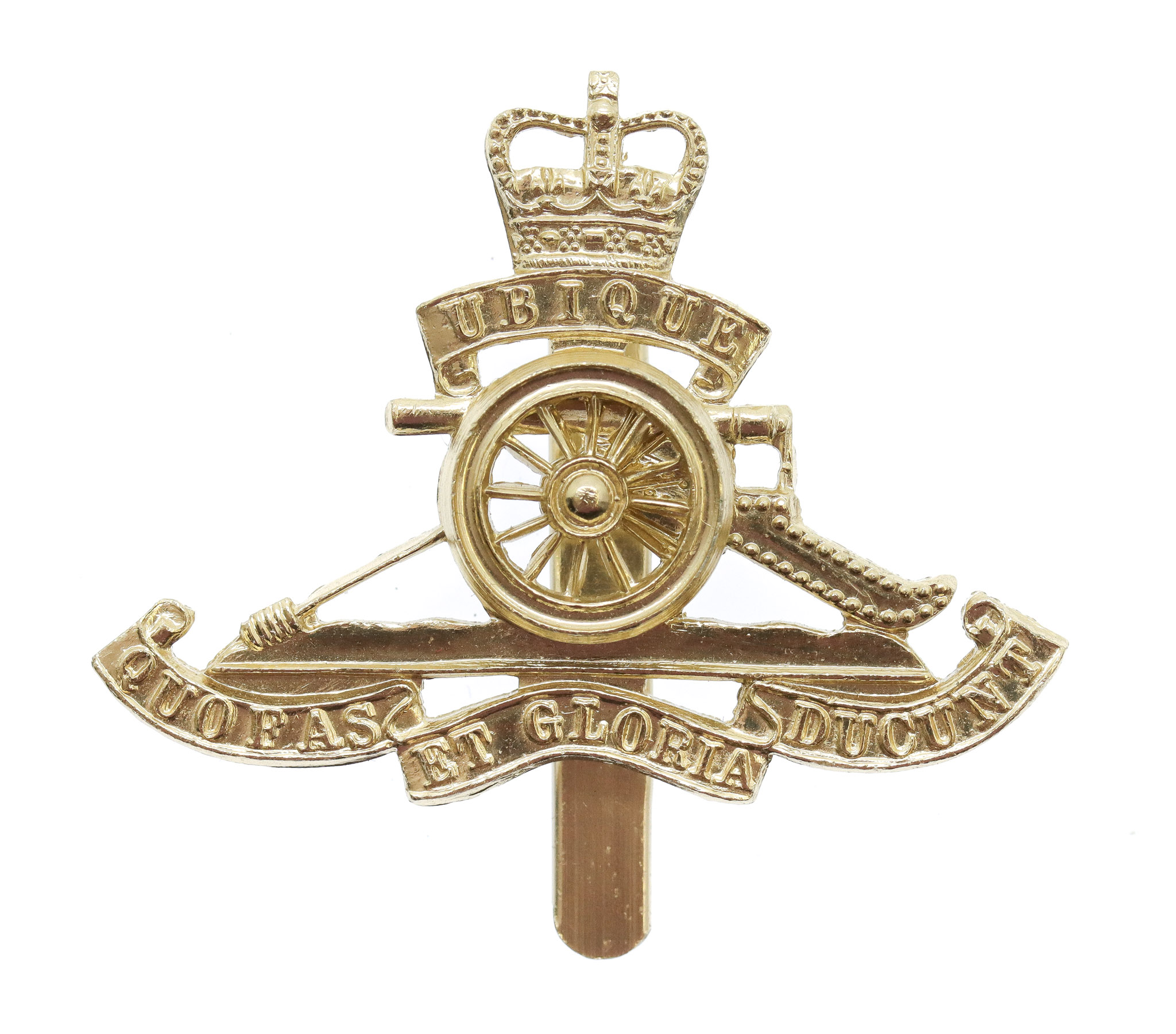 Royal Artillery Anodised (Staybrite) Beret Badge