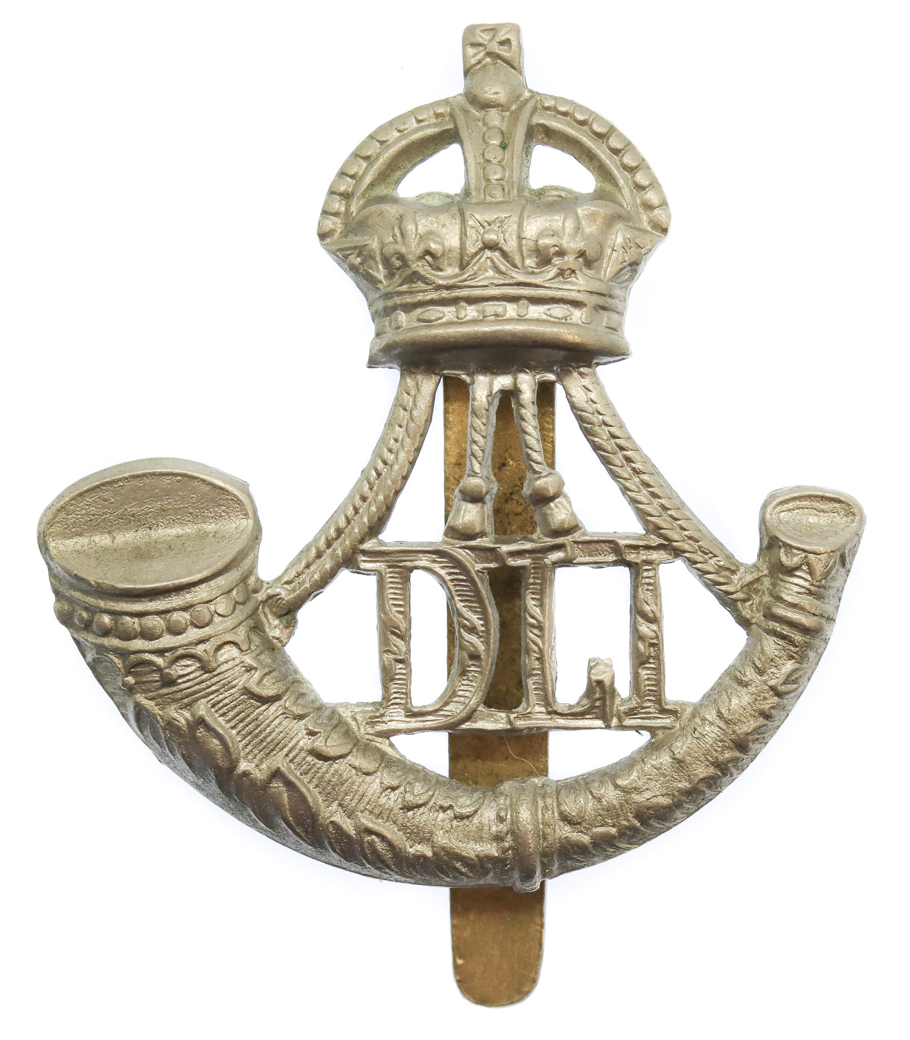 Durham Light Infantry (D.L.I.) Cap Badge - King's Crown