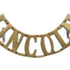 Lincolnshire Regiment (LINCOLN) Shoulder Title