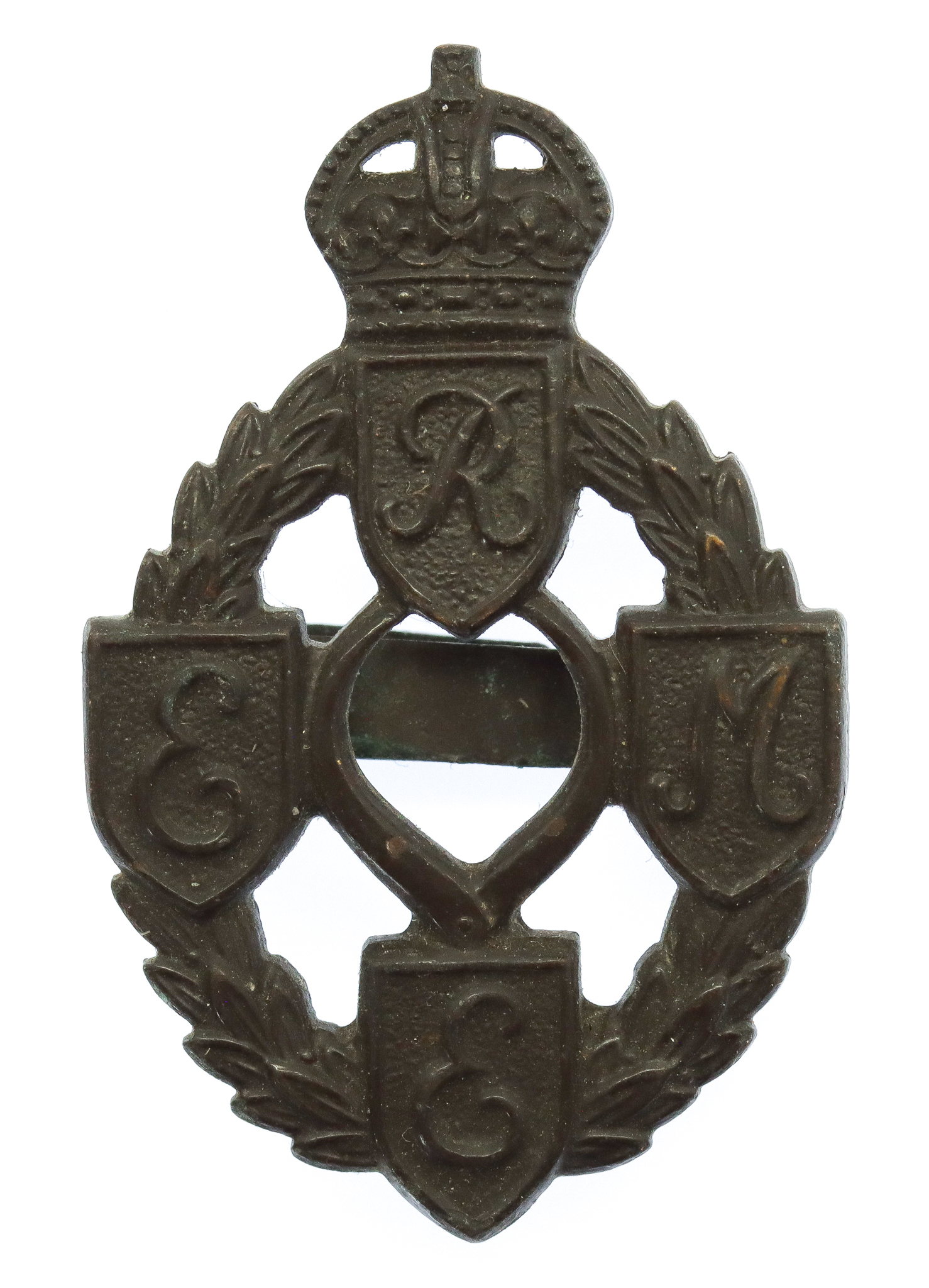 Royal Electrical & Mechanical Engineers (R.E.M.E.) Officer's Service Dress Cap Badge