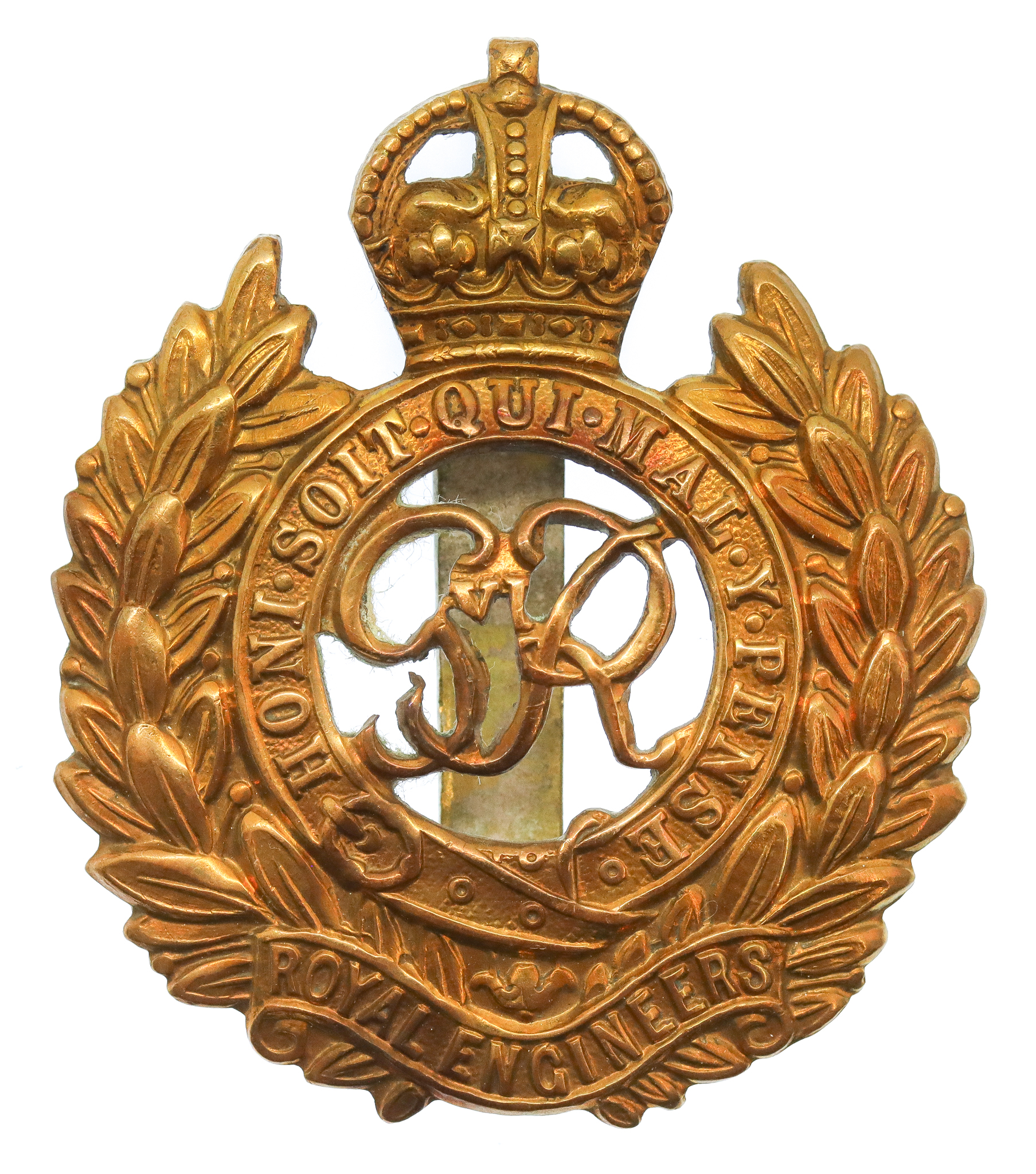 George VI Royal Engineers Cap Badge