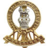 15th/19th Hussars Anodised (Staybrite) Cap Badge - Queen's Crown