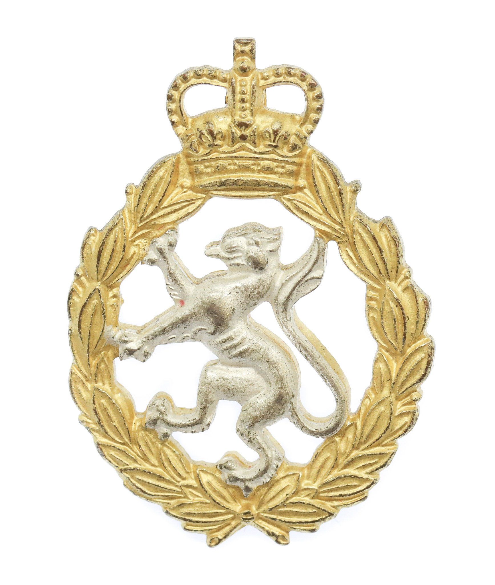 Women's Royal Army Corps (W.R.A.C.) Officer's Dress Cap Badge - Queen's Crown