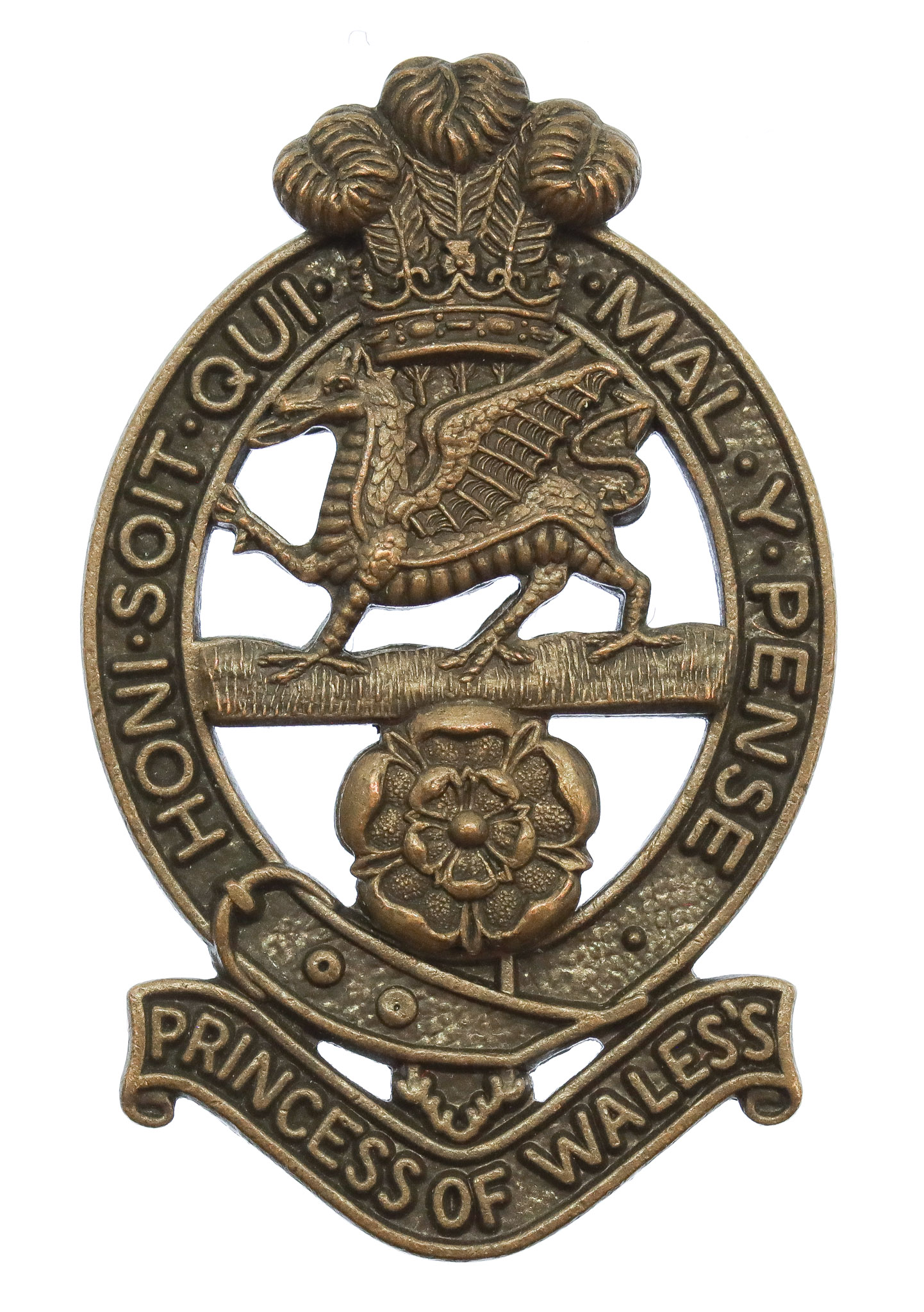 Princess of Wales's Royal Regiment Cap Badge