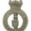 Burnley Borough Police Cap Badge - King's Crown