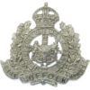 East Suffolk Police Chrome Cap Badge - King's Crown
