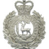 Berkshire Constabulary Wreath Helmet Plate - Queen's Crown
