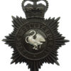  Buckinghamshire Constabulary Night Helmet Plate - Queen's Crown