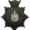 Eastbourne Borough Police Night Helmet Plate - Queen's Crown