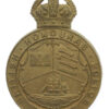 British Honduras Police Helmet Plate - King's Crown
