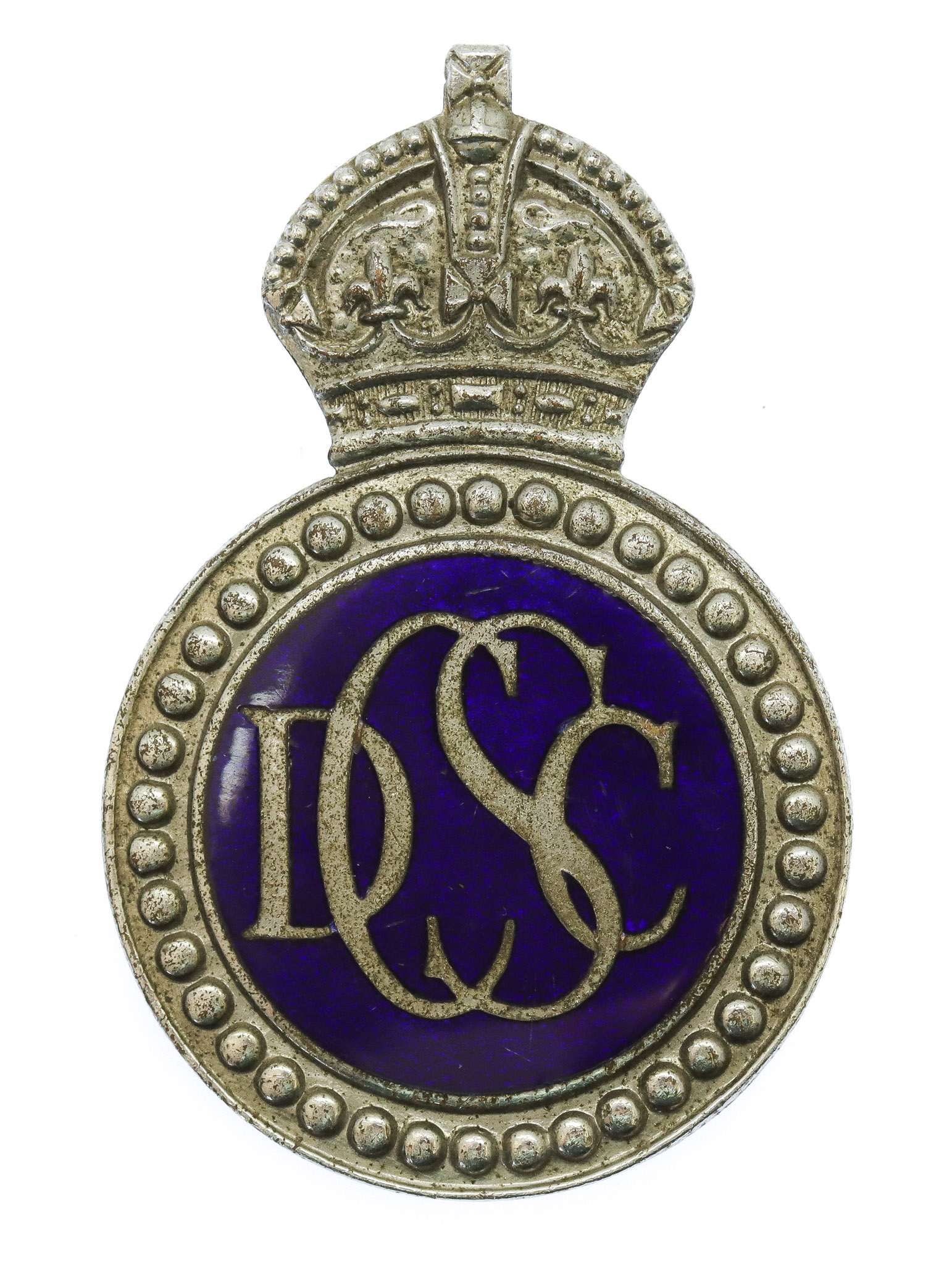 Derbyshire Constabulary Special Constable Enamelled Cap Badge - King's Crown