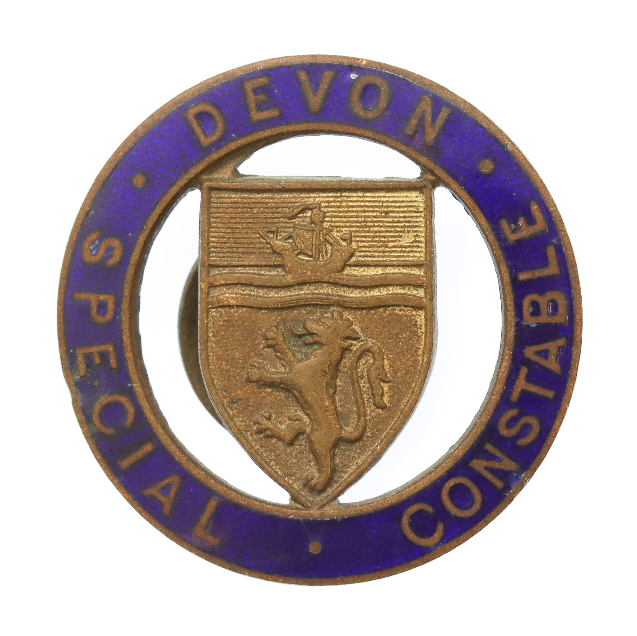 Devon Special Constabulary Enamelled Lapel Badge