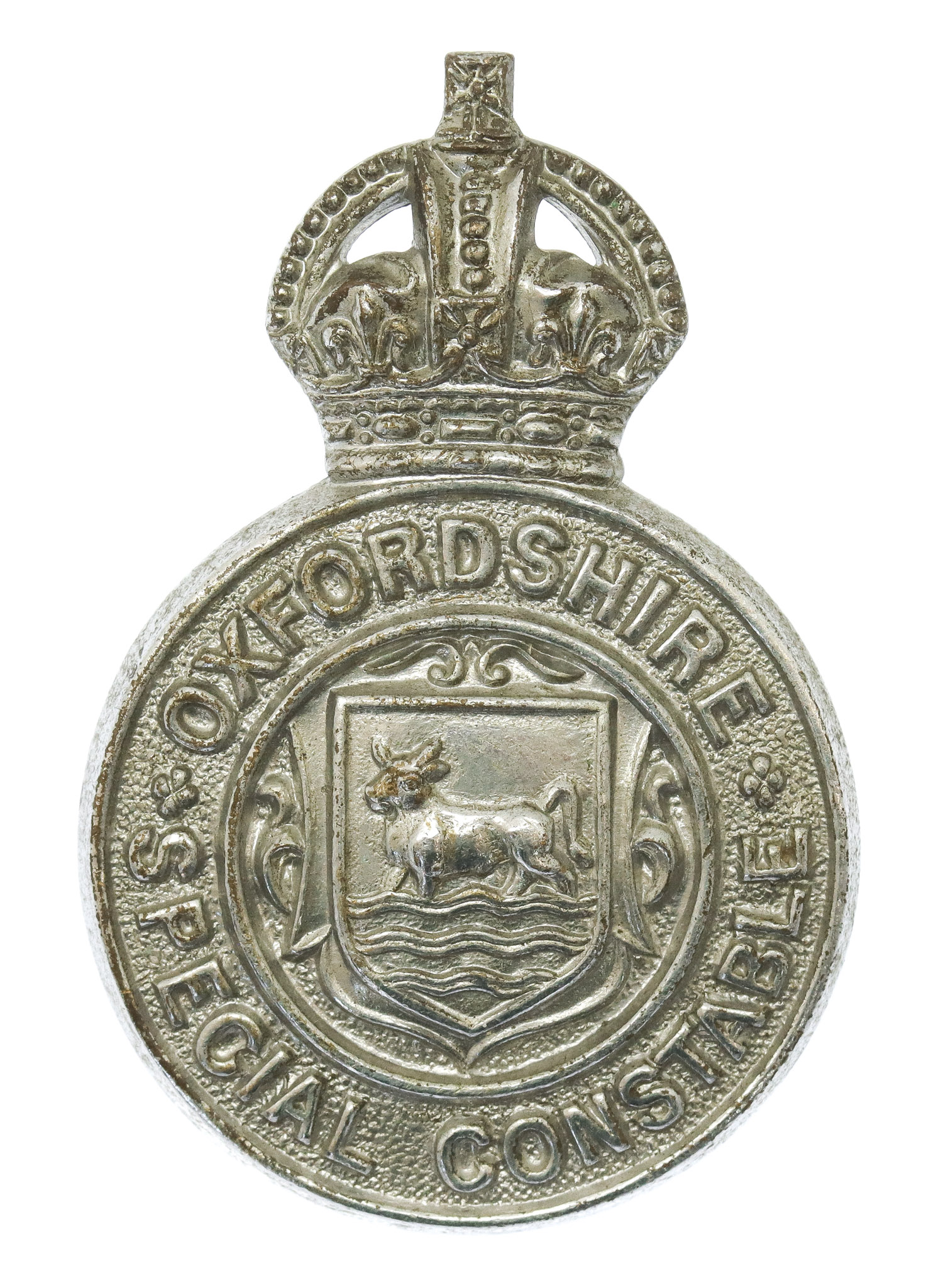 Oxfordshire Special Constabulary Cap Badge - King's Crown