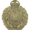 Blackpool Special Constabulary White Metal Wreath Cap Badge - King's Crown