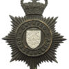 Gwynedd Constabulary Night Helmet Plate - Queen's Crown