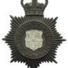 Luton County Borough Police Night Helmet Plate - Queen's Crown