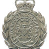 Stockport Borough Police Wreath Helmet Plate - Queen's Crown