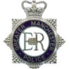 Greater Manchester Police Senior Officer's  Enamelled Cap Badge - Queen's Crown
