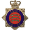 Essex Police Hallmarked Silver Senior Officer's Cap Badge - Queen's Crown