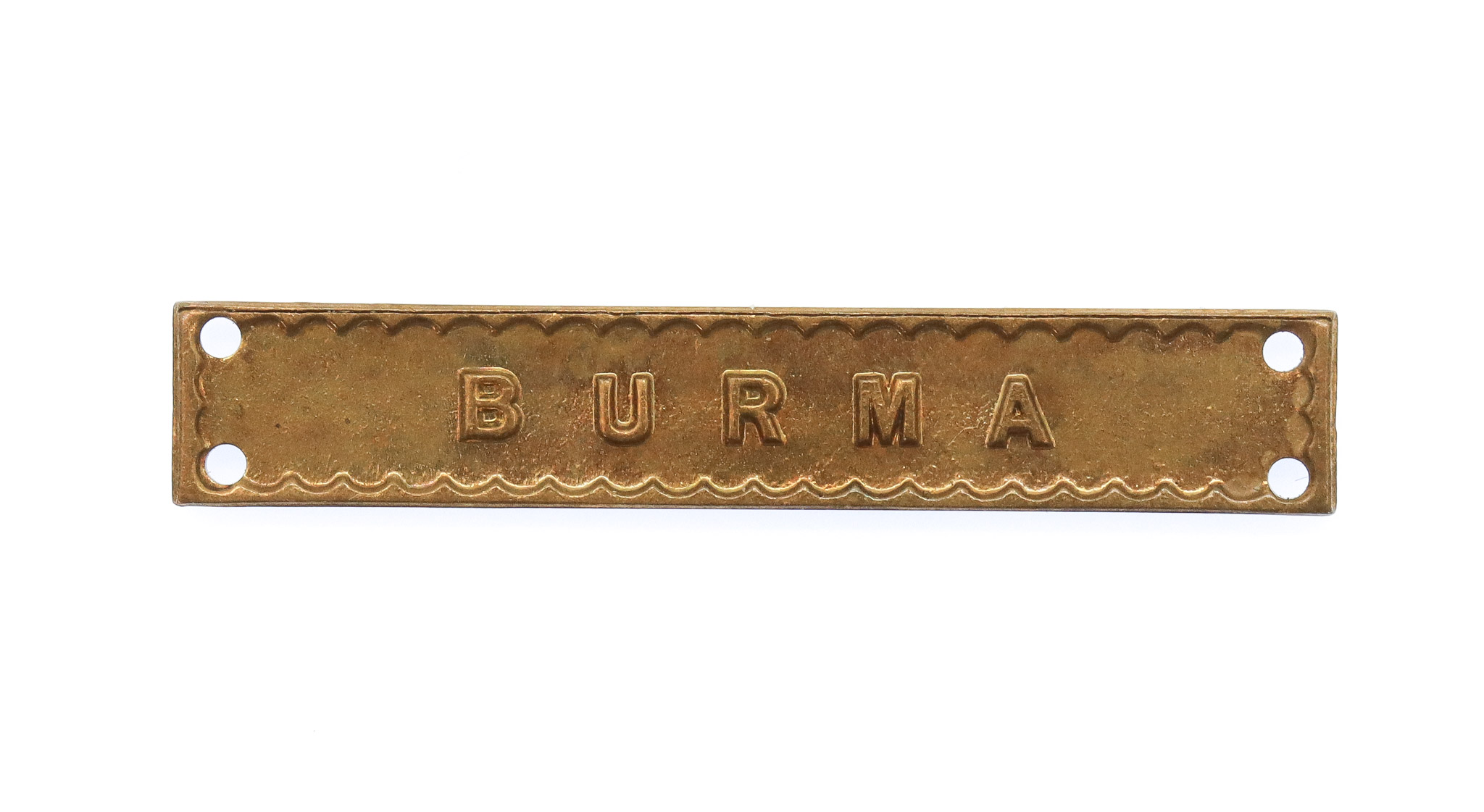 WW2 Burma Medal Clasp for Pacific Star