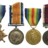 WW11914-15 Star, British War Medal, Victory Medal and LS&GC Medal Group of Four - Sjt. L.W. Tasker, Royal West Kent Regiment and R.A.S.C.