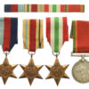 WW2 South African Medal Group of Four - 8102 E. Norris