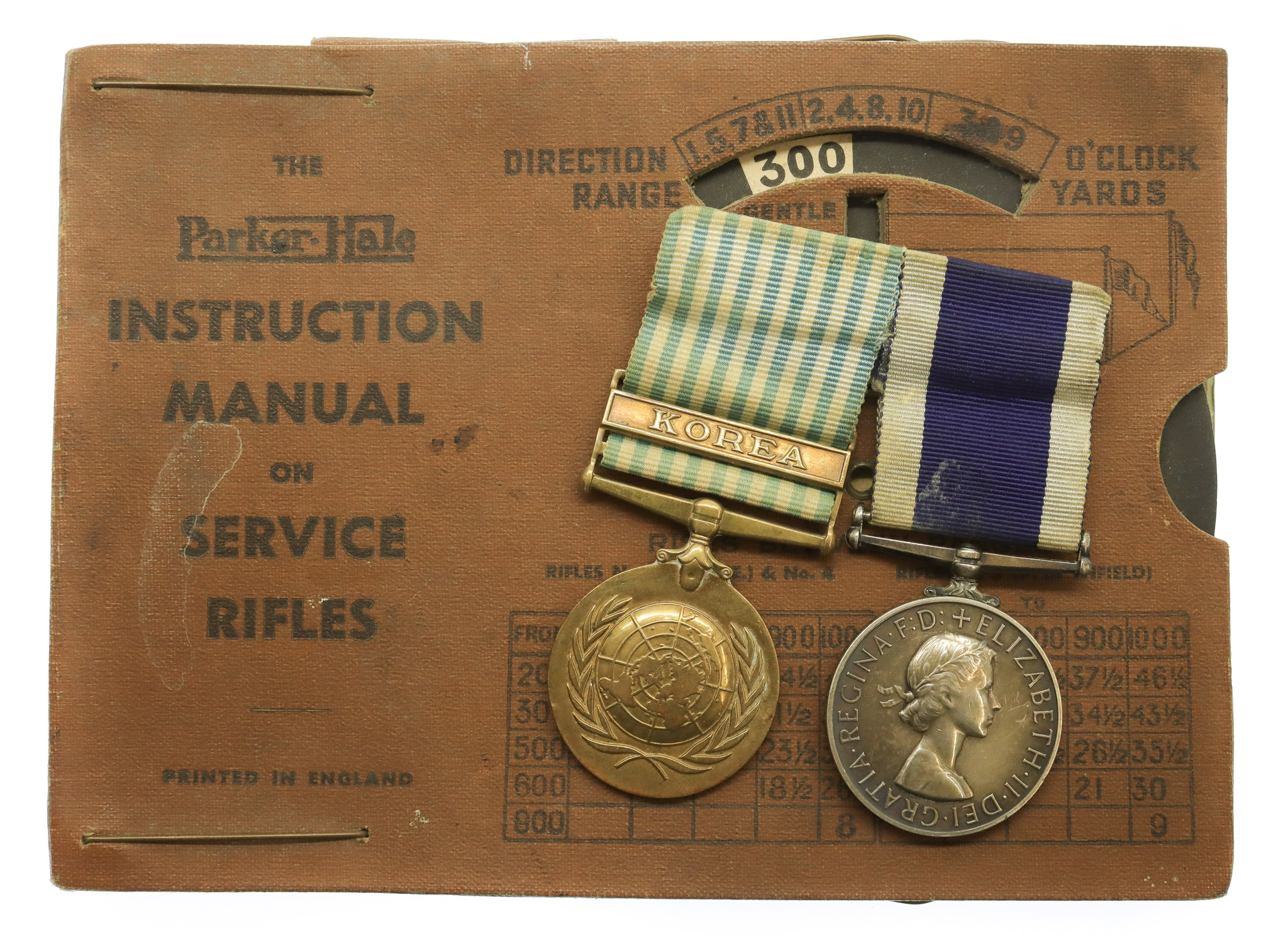 UN Korea Medal and Royal Navy Long Service & Good Conduct Medal Pair - P.O.M. (E). H. Musgrave, H.M.S. Zulu