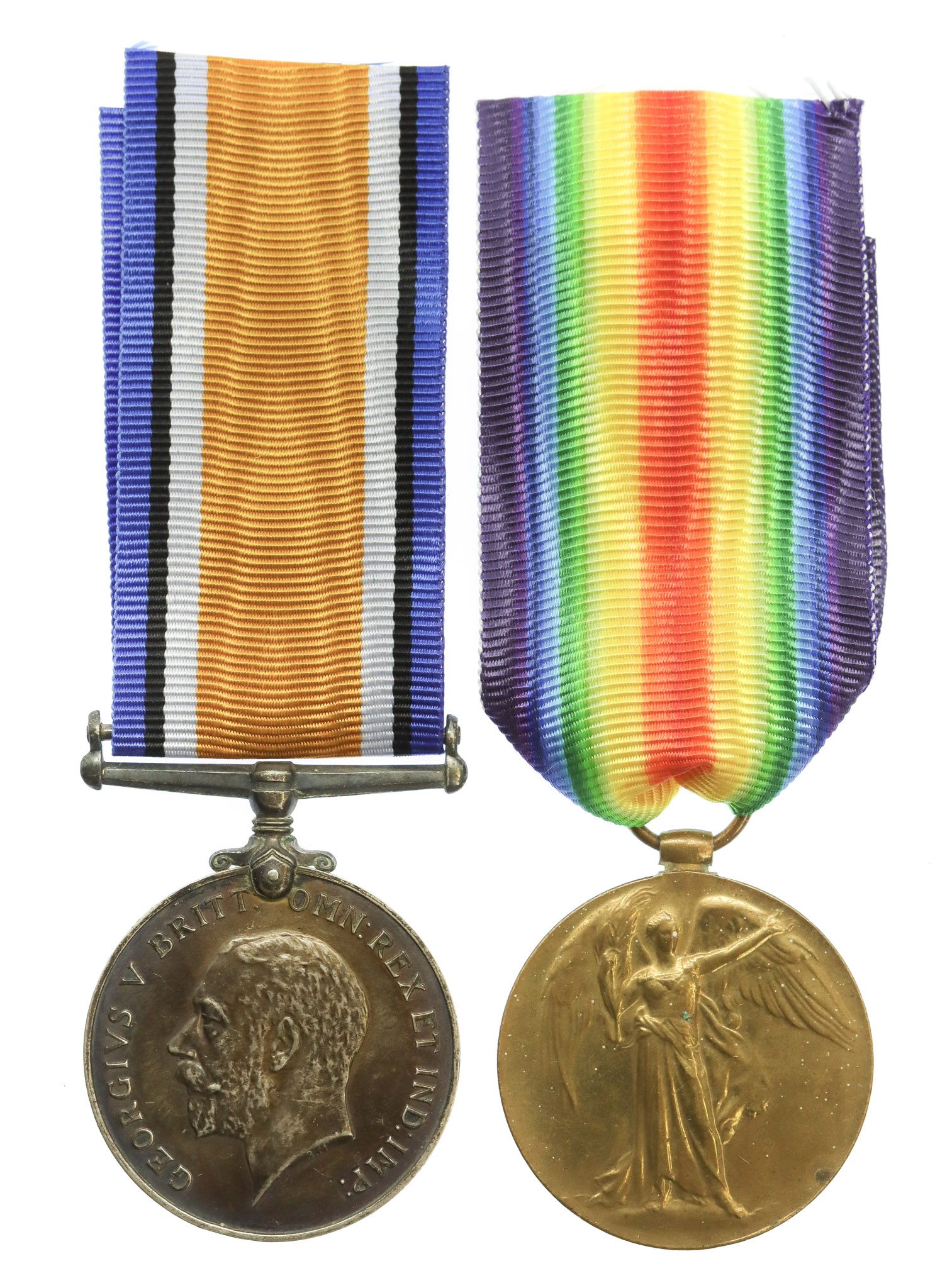 WW1 British War & Victory Medal Pair - Ord. S.K. Morris, Royal Naval Volunteer Reserve