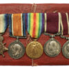 WW1 1914-15 Star, British War Medal, Victory Medal, EdVII LS&GC and Meritorious Service Medal Group of Five - W.O.Cl.II H.J. Burridge, Royal Engineers