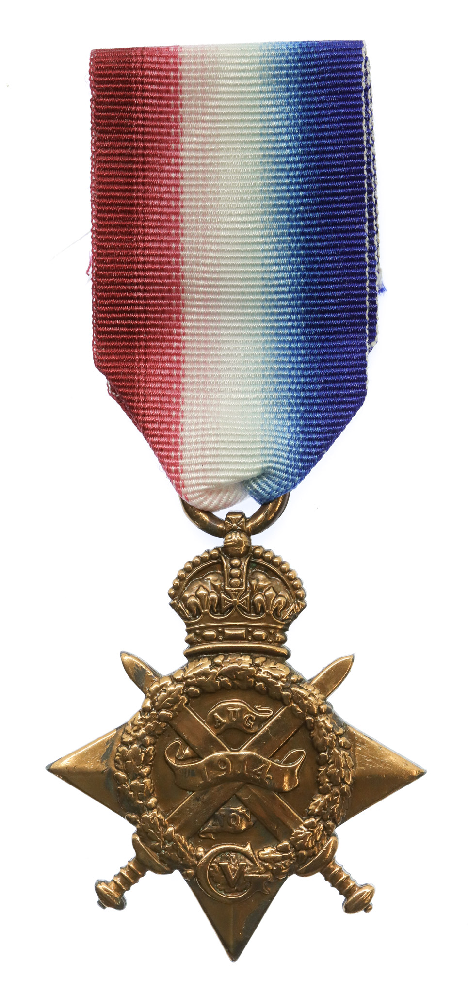 WW1 1914 Mons Star - Dvr. C. Taylor, Royal Field Artillery