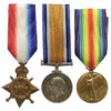 WW1 1914-15 Star Medal Trio - Dvr. J. Martin, Royal Artillery