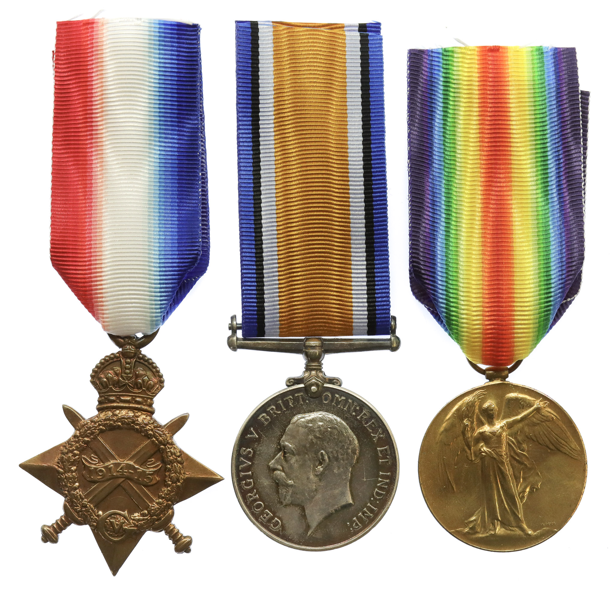 WW1 1914-15 Star Medal Trio - Dvr. J. Martin, Royal Artillery