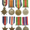WW1 1914 Mons Star and Bar Group and WW2 Normandy Casualty Medal Group to Father & Son - Pte. S. Hirst, 5th Royal Irish Lancers and Spr. F. Hirst, 79 Assault Sqdn. Royal Engineers