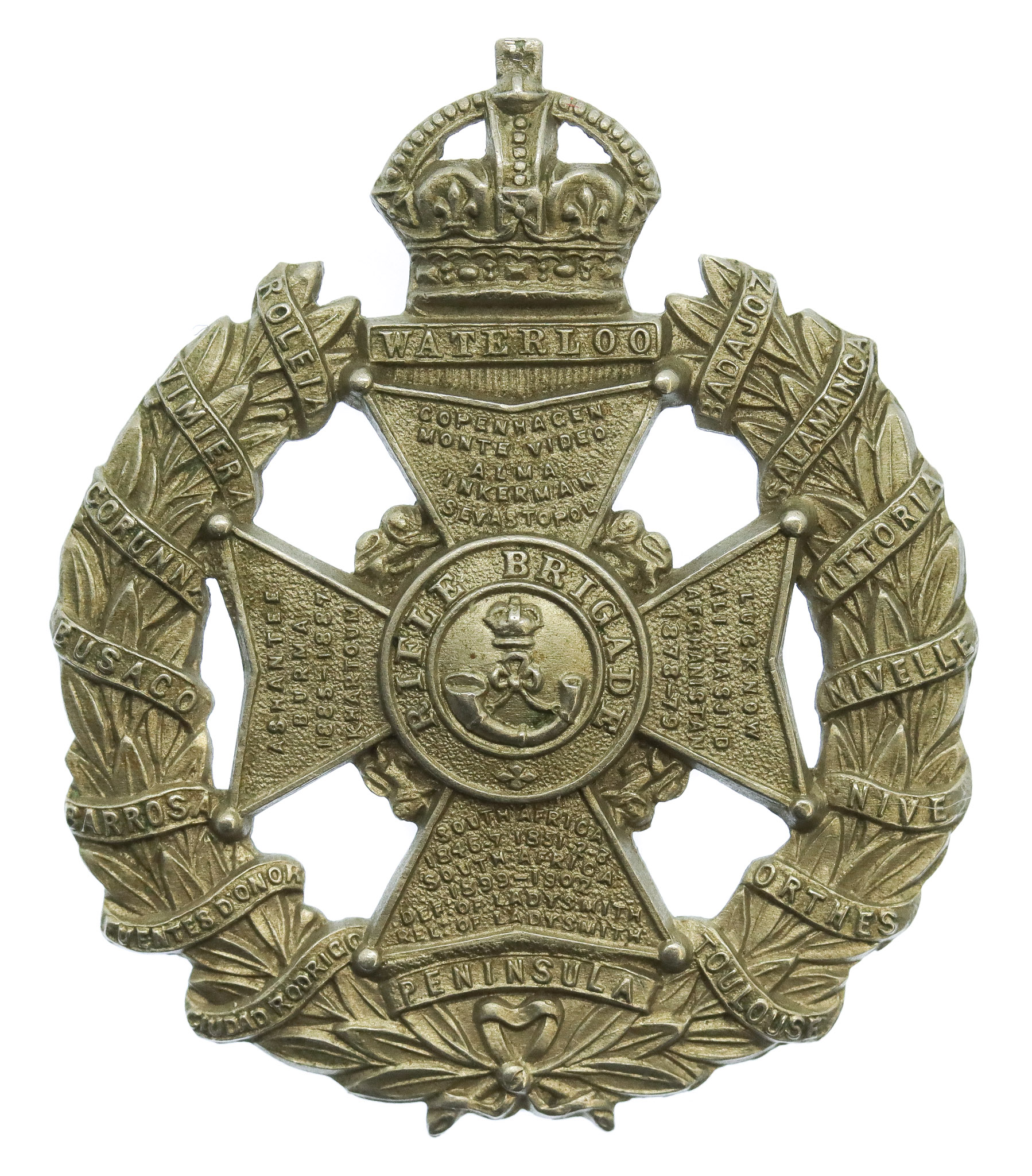 Rifle Brigade Cap Badge - King's Crown