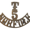 5th Territorial Bn. Norfolk Regiment (T/5/NORFOLK) Shoulder Title