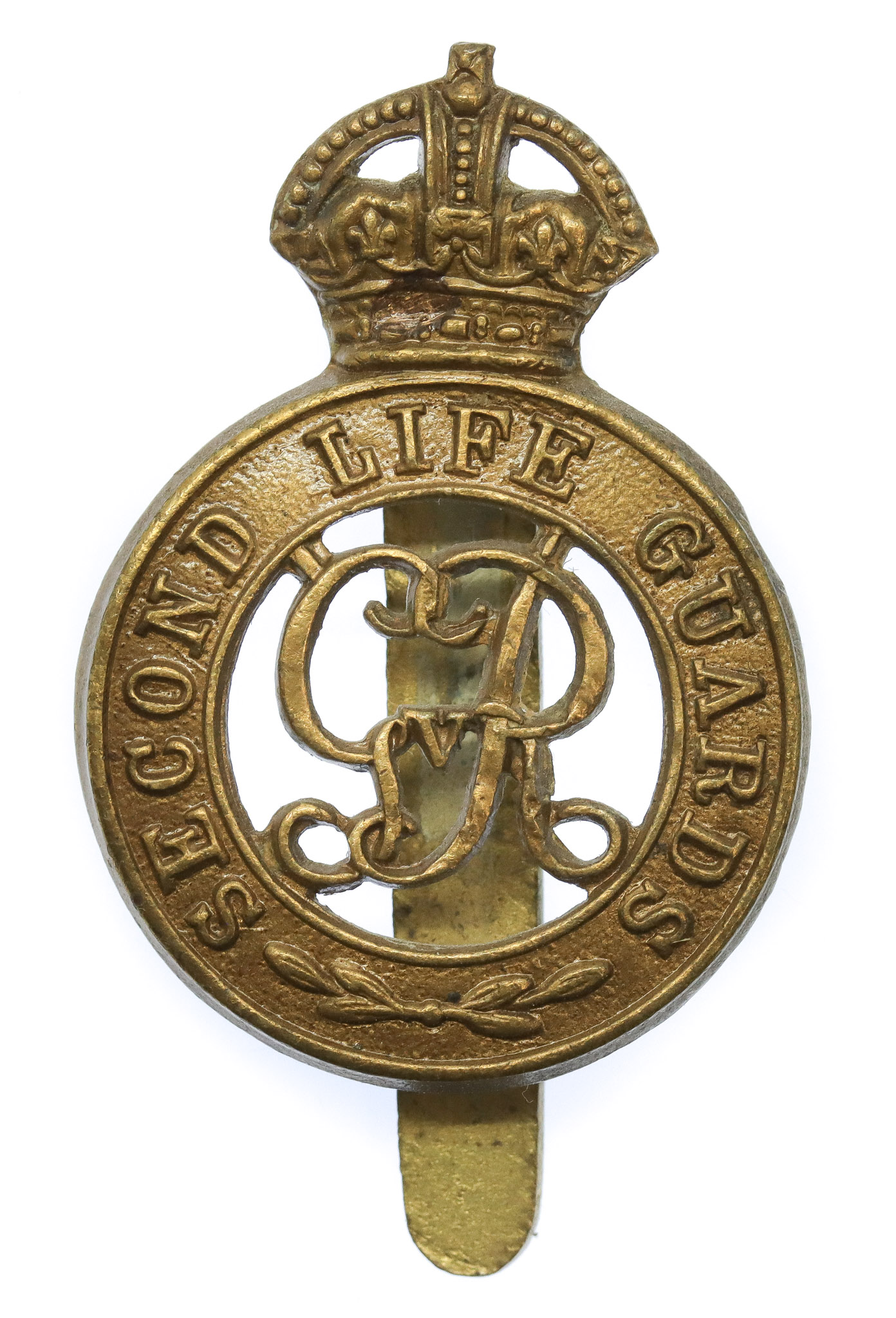 George V Second Life Guards Cap Badge
