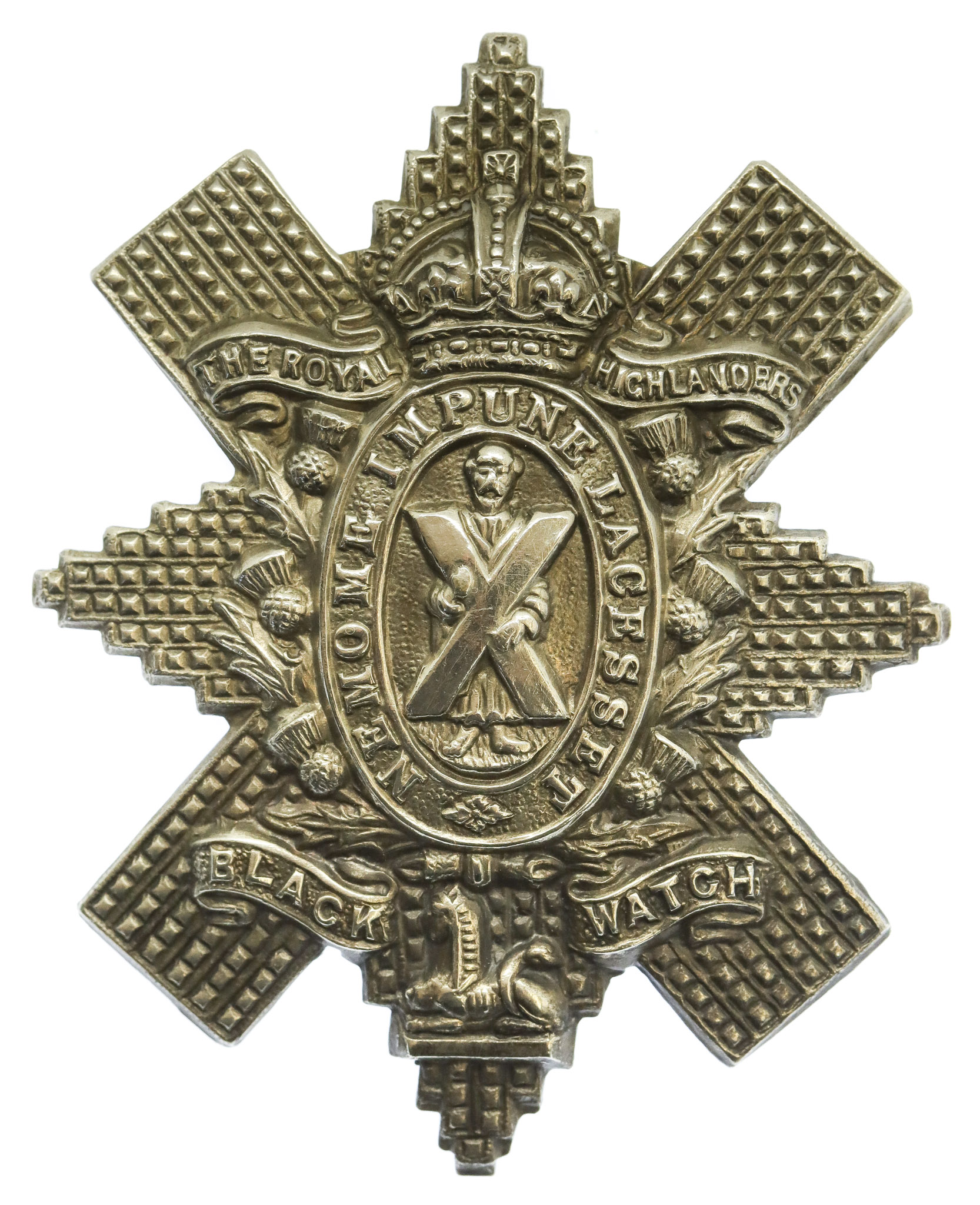 Black Watch (The Royal Highlanders) Cap Badge - King's Crown