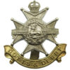 Notts & Derby Regiment (Sherwood Foresters) Cap Badge - King's Crown