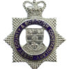 Derby County & Borough Constabulary Senior Officer's Enamelled Cap Badge - Queen's Crown