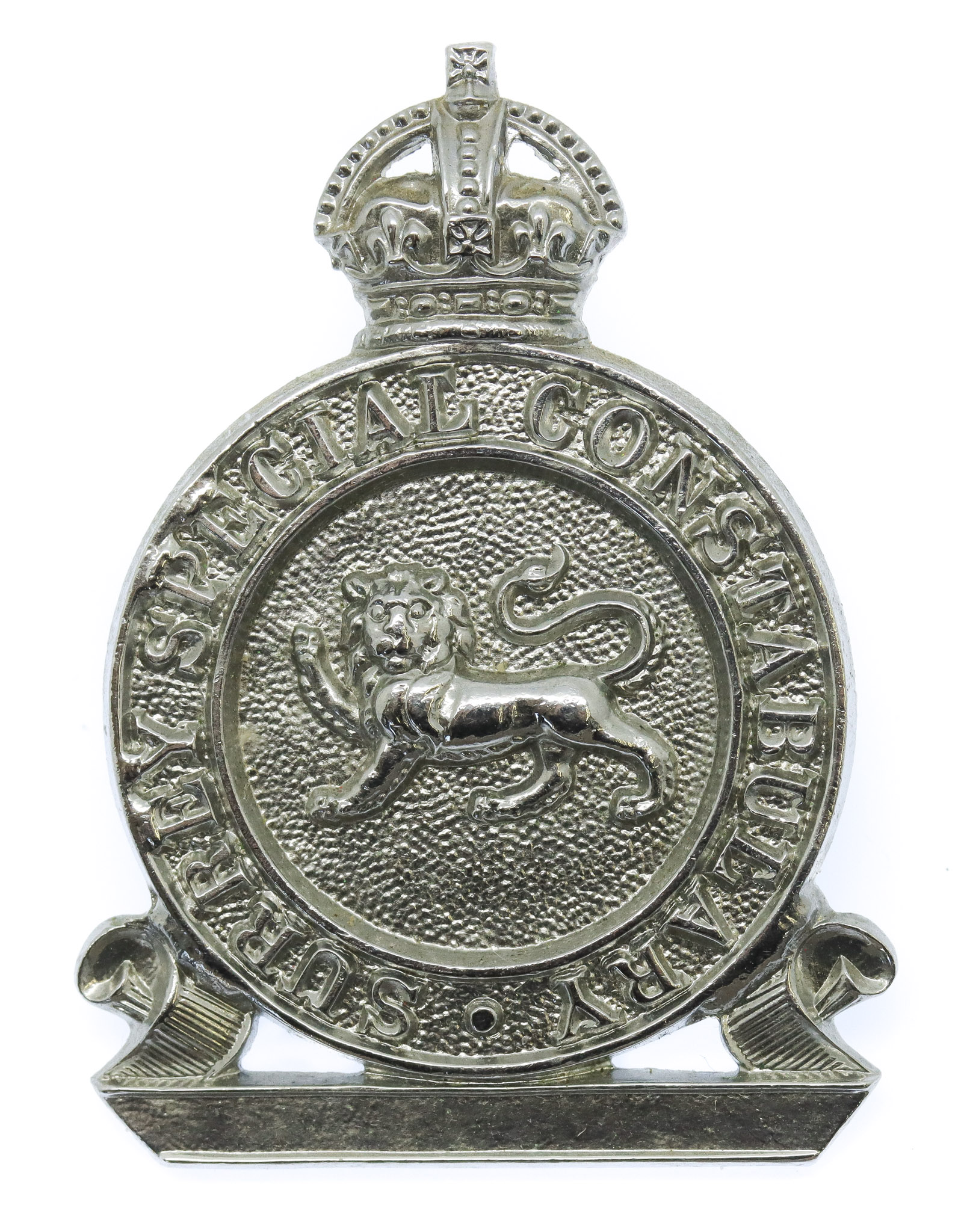 Surrey Special Constabulary Cap Badge - King's Crown